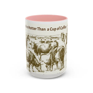 Cowboy Coffee Mug Farmer Coffee Cup 15oz Country Life Mug - 15oz / Pink - Mug