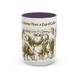 Cowboy Coffee Mug Farmer Coffee Cup 15oz Country Life Mug - 15oz / Purple - Mug
