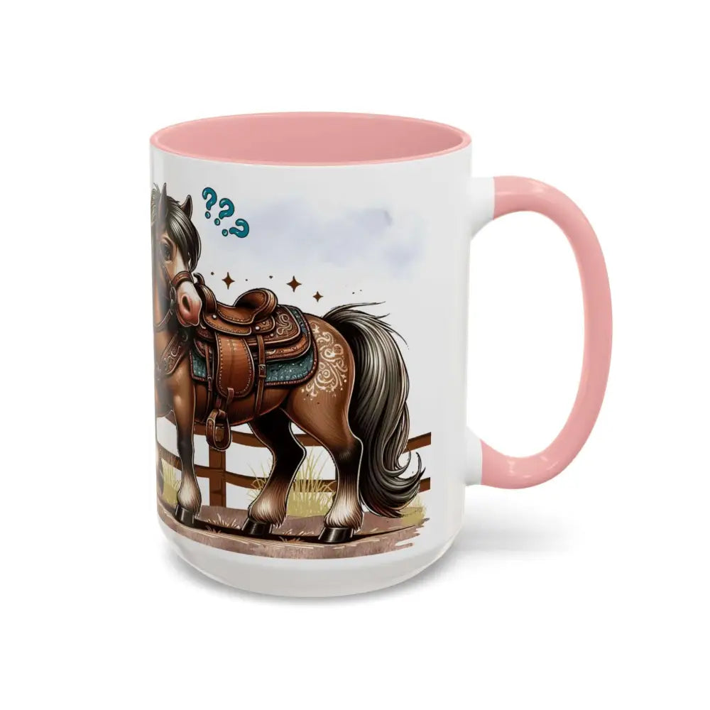 Cowboy Coffee Mug Snubby Sassy Mare and Begging Cowboy Mug