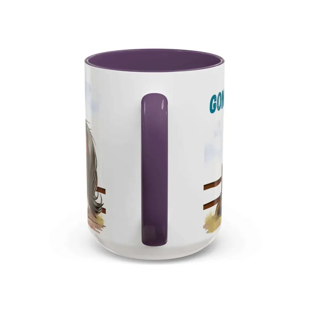 Cowboy Coffee Mug Snubby Sassy Mare and Begging Cowboy Mug