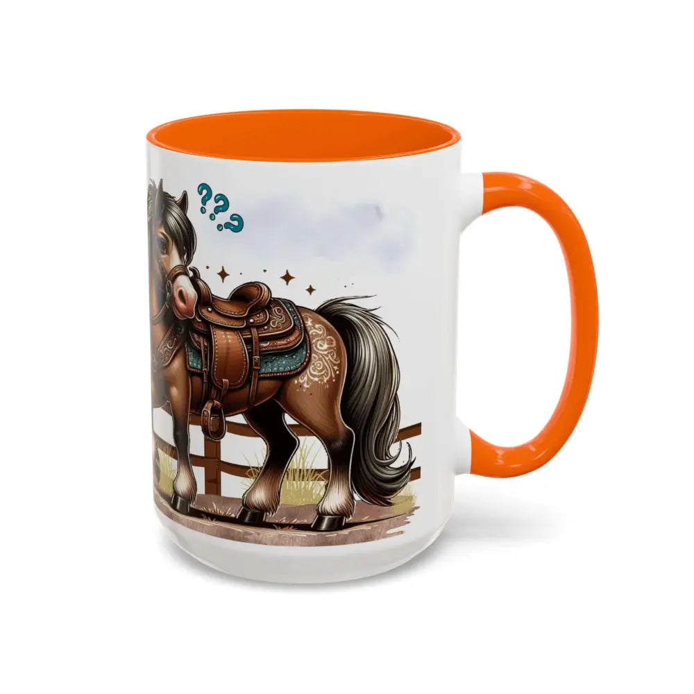 Cowboy Coffee Mug Snubby Sassy Mare and Begging Cowboy Mug