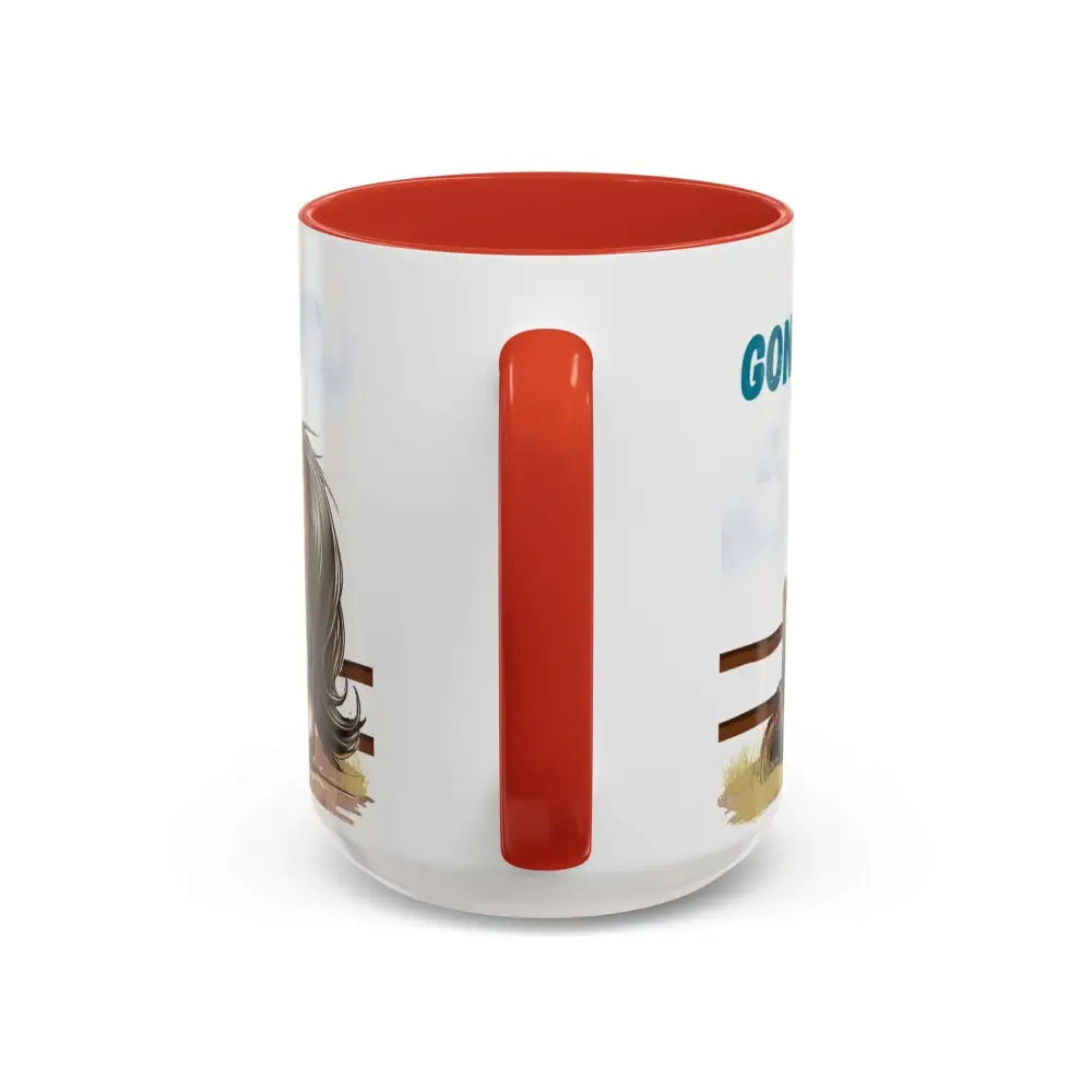 Cowboy Coffee Mug Snubby Sassy Mare and Begging Cowboy Mug