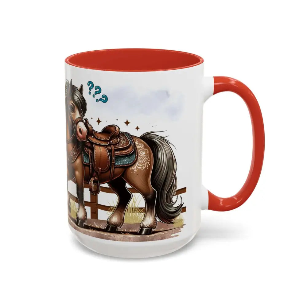 Cowboy Coffee Mug Snubby Sassy Mare and Begging Cowboy Mug
