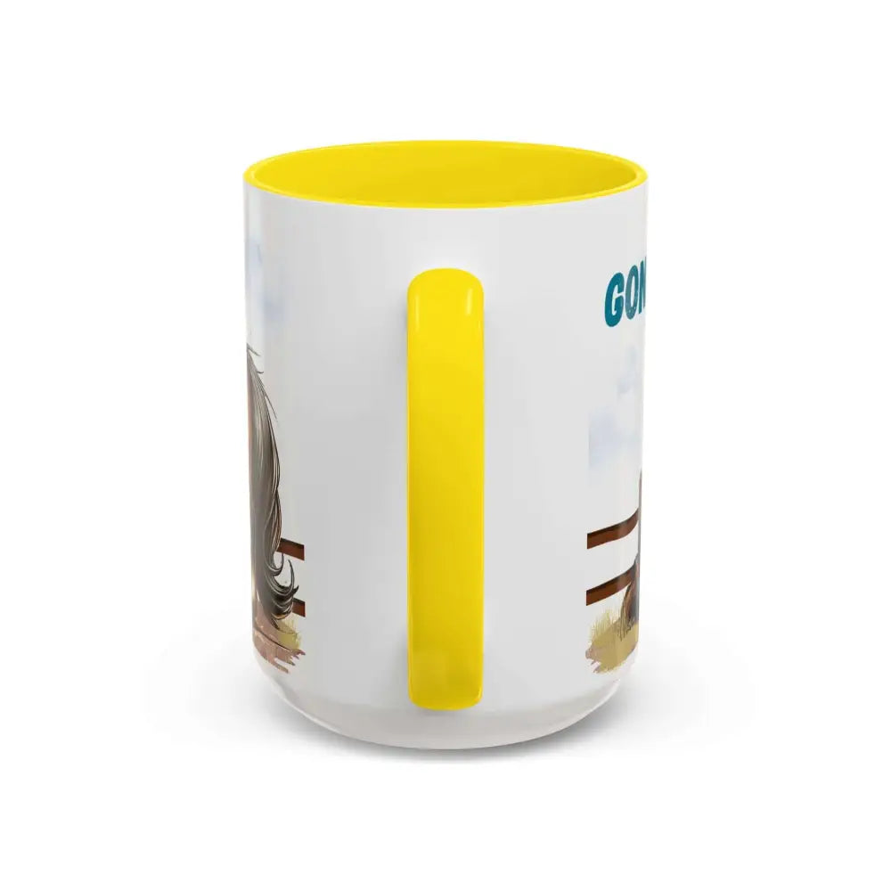 Cowboy Coffee Mug Snubby Sassy Mare and Begging Cowboy Mug