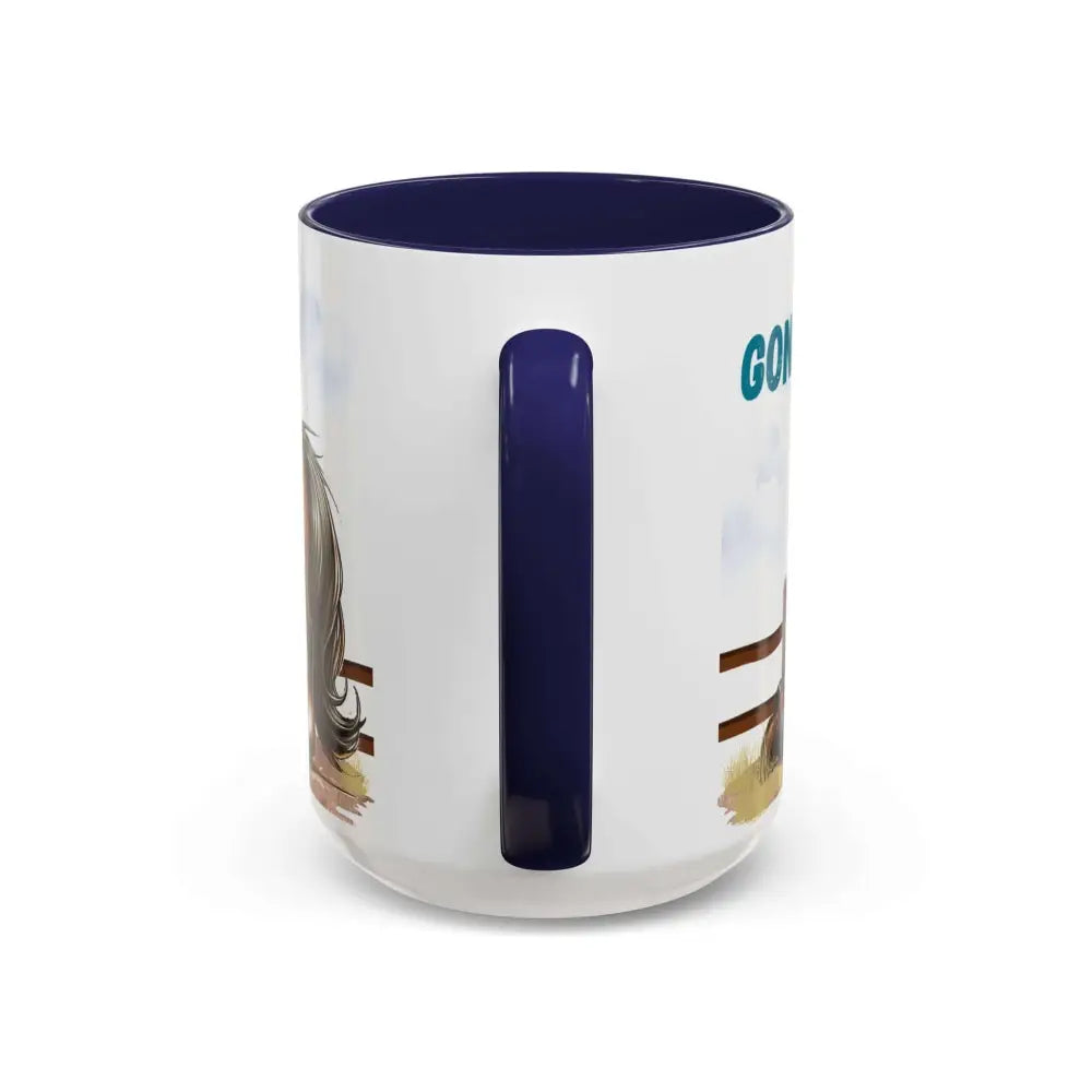 Cowboy Coffee Mug Snubby Sassy Mare and Begging Cowboy Mug