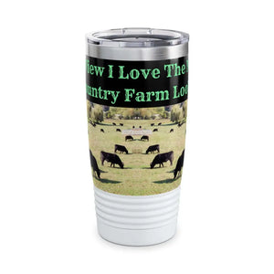 Cowboy Country Coffee Mug Farmer Travel Tumbler Gifts for Men 20oz - White / 20oz - Mug