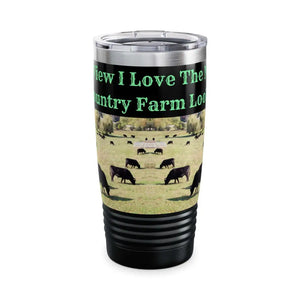 Cowboy Country Coffee Mug Farmer Travel Tumbler Gifts for Men 20oz - Black / 20oz - Mug