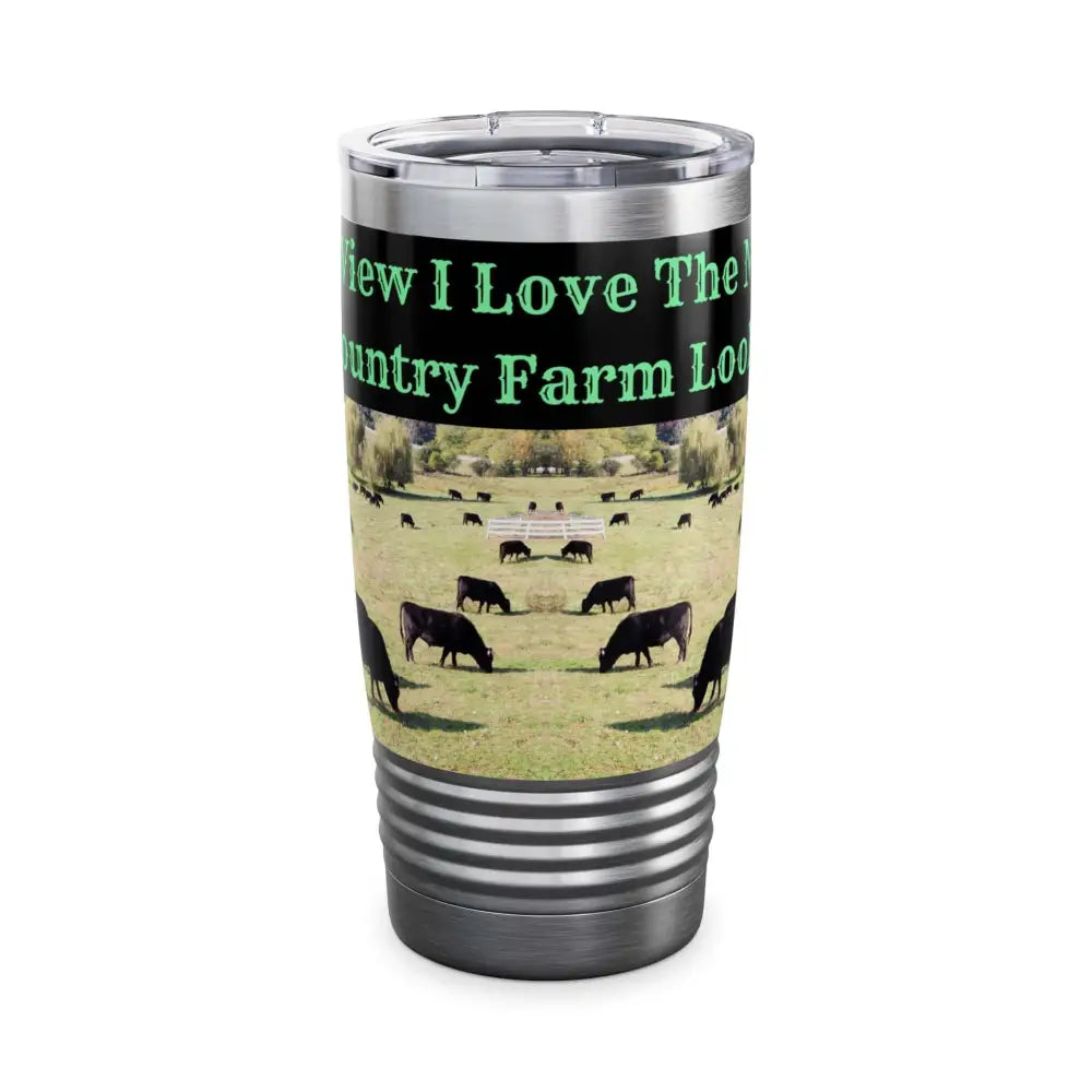 Cowboy Country Coffee Mug Farmer Travel Tumbler Gifts for Men 20oz - Steel / 20oz - Mug