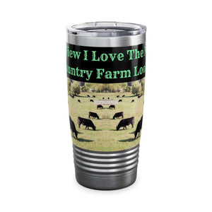Cowboy Country Coffee Mug Farmer Travel Tumbler Gifts for Men 20oz - Steel / 20oz - Mug