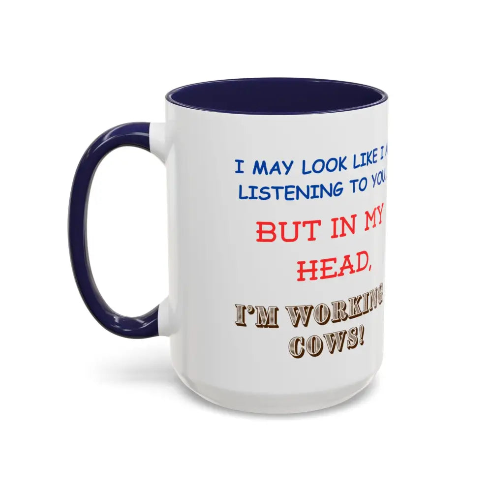 Cowboys Mugs Working Cow Coffee Mug Country Coffee Mugs Farm Gifts for Him 15oz - Mug