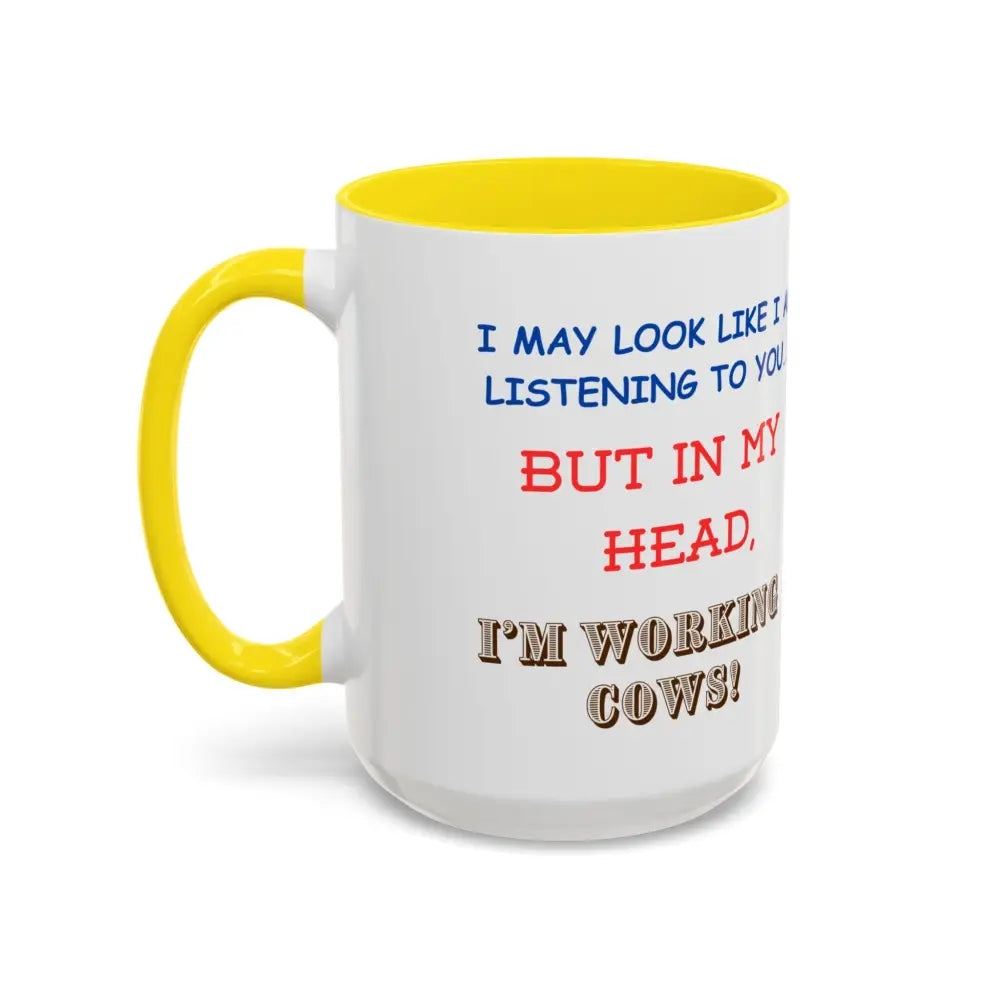 Cowboys Mugs Working Cow Coffee Mug Country Coffee Mugs Farm Gifts for Him 15oz - Mug