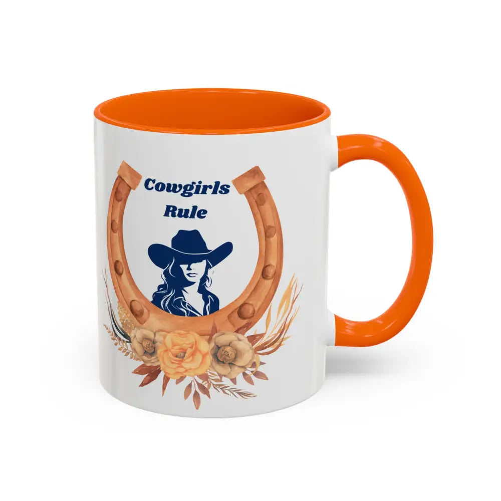 Cowgirls Rule 15oz Coffee MUG Country Mug Cowgirl Mug - Mugs