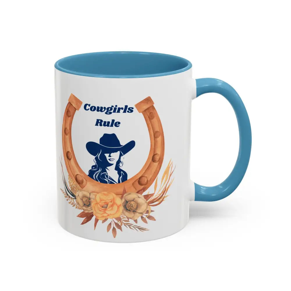 Cowgirls Rule 15oz Coffee MUG Country Mug Cowgirl Mug - Mugs