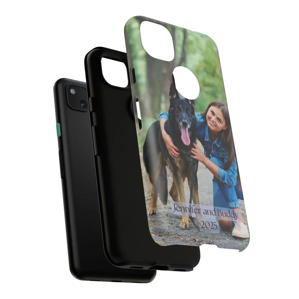 Custom Cell Phone Case for Google Pixel Personalized Tough Cases for Pet Lovers Unique Gifts - Phone Case