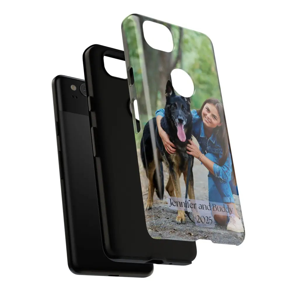 Custom Cell Phone Case for Google Pixel Personalized Tough Cases for Pet Lovers Unique Gifts - Phone Case