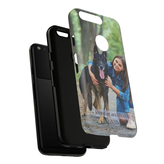 Custom Cell Phone Case for Google Pixel Personalized Tough Cases for Pet Lovers Unique Gifts - Phone Case