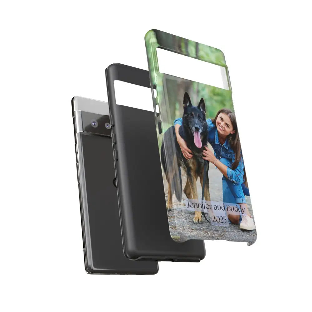 Custom Cell Phone Case for Google Pixel Personalized Tough Cases for Pet Lovers Unique Gifts Phone Case