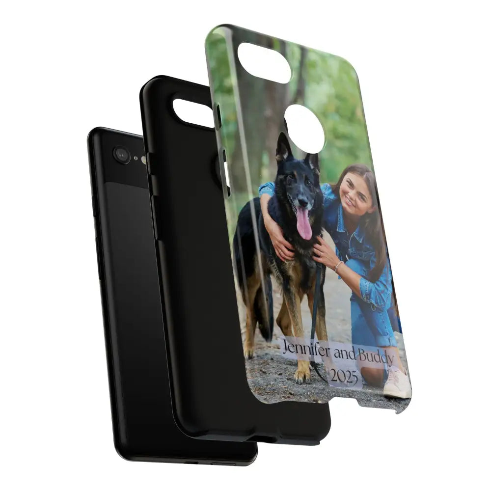 Custom Cell Phone Case for Google Pixel Personalized Tough Cases for Pet Lovers Unique Gifts - Phone Case