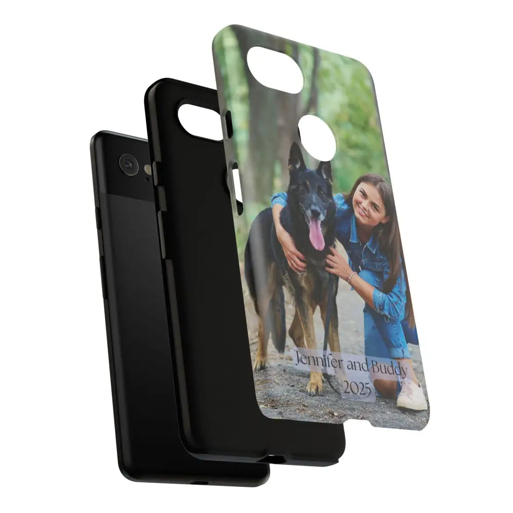 Custom Cell Phone Case for Google Pixel Personalized Tough Cases for Pet Lovers Unique Gifts Phone Case