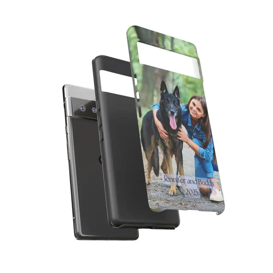 Custom Cell Phone Case for Google Pixel Personalized Tough Cases for Pet Lovers Unique Gifts - Phone Case