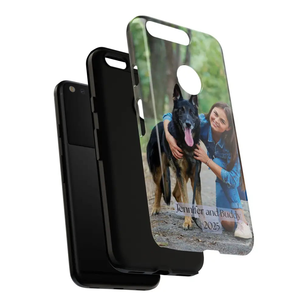 Custom Cell Phone Case for Google Pixel Personalized Tough Cases for Pet Lovers Unique Gifts - Phone Case