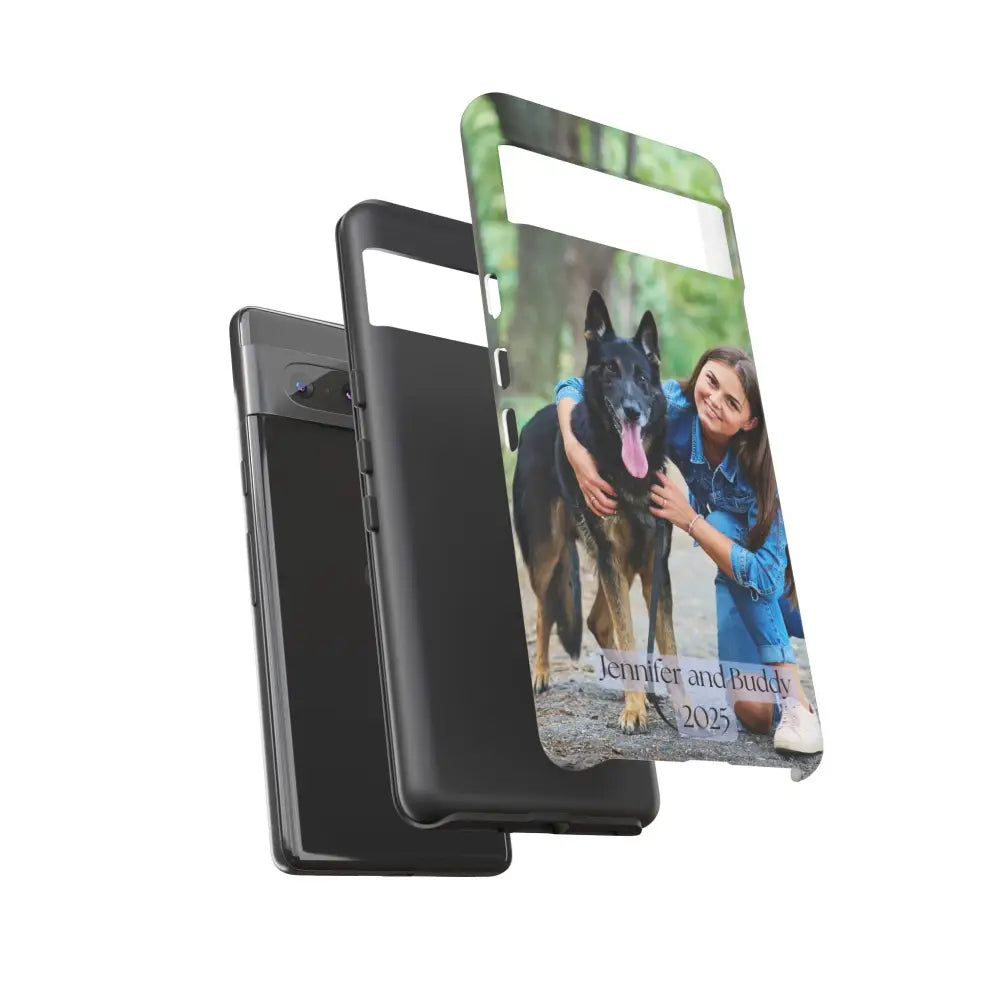 Custom Cell Phone Case for Google Pixel Personalized Tough Cases for Pet Lovers Unique Gifts - Phone Case