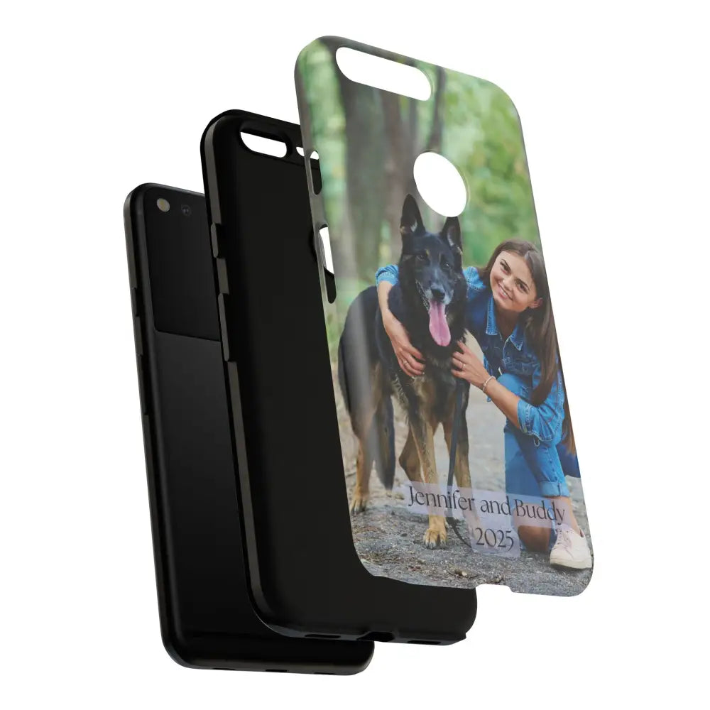 Custom Cell Phone Case for Google Pixel Personalized Tough Cases for Pet Lovers Unique Gifts Phone Case