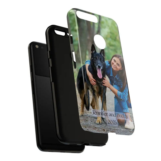 Custom Cell Phone Case for Google Pixel Personalized Tough Cases for Pet Lovers Unique Gifts - Phone Case