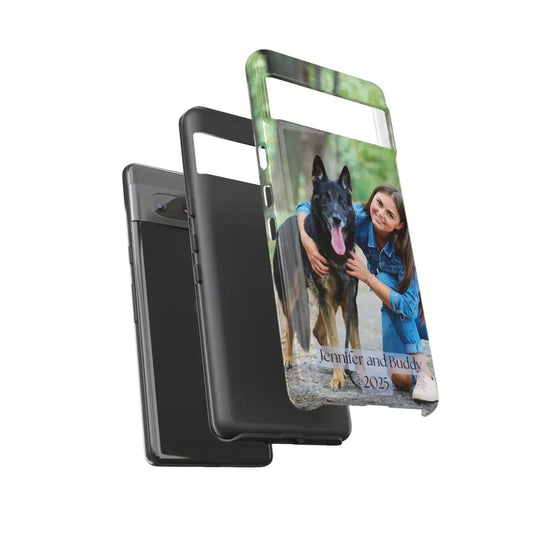 Custom Cell Phone Case for Google Pixel Personalized Tough Cases for Pet Lovers Unique Gifts - Phone Case