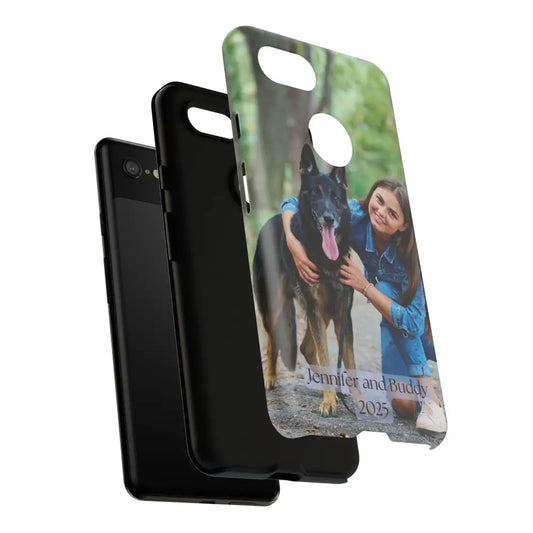 Custom Cell Phone Case for Google Pixel Personalized Tough Cases for Pet Lovers Unique Gifts - Phone Case