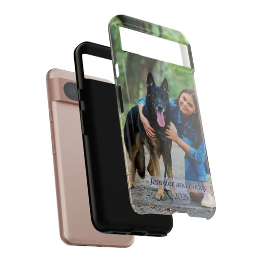 Custom Cell Phone Case for Google Pixel Personalized Tough Cases for Pet Lovers Unique Gifts - Phone Case