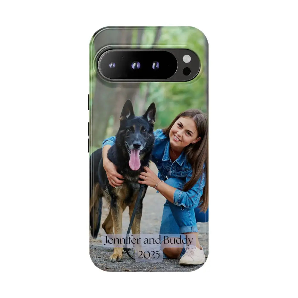 Custom Cell Phone Case for Google Pixel Personalized Tough Cases for Pet Lovers Unique Gifts - Google Pixel 9 Pro XL