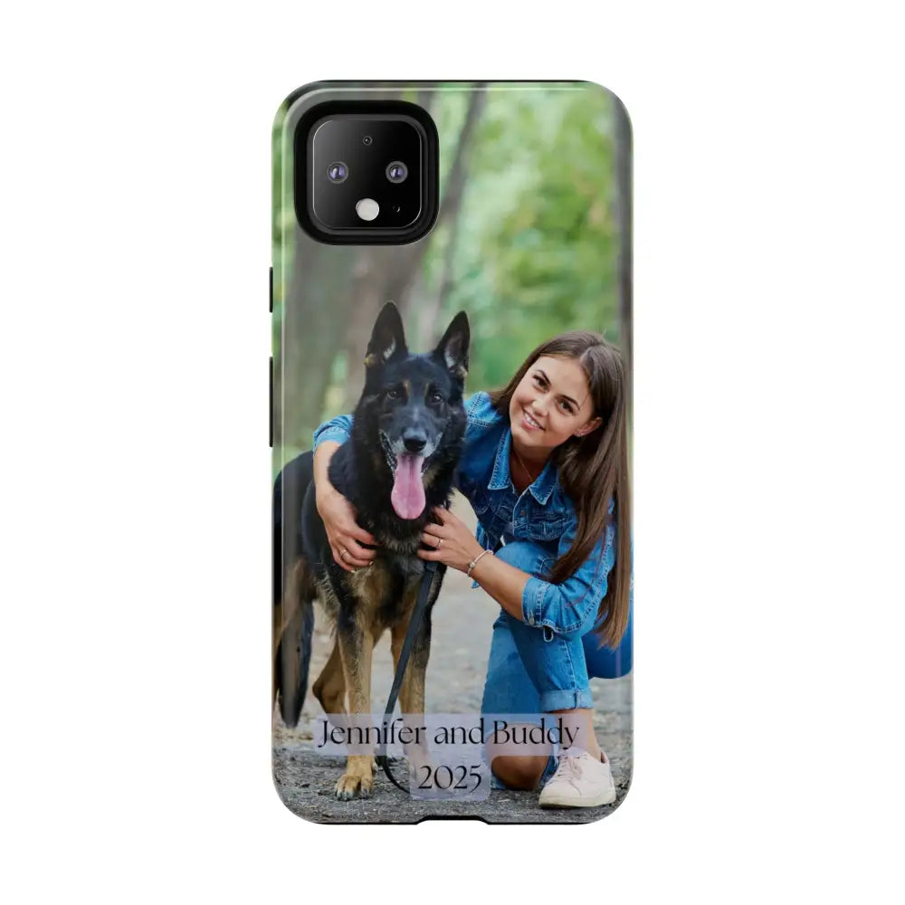 Custom Cell Phone Case for Google Pixel Personalized Tough Cases for Pet Lovers Unique Gifts Google Pixel 4 XL / Glossy