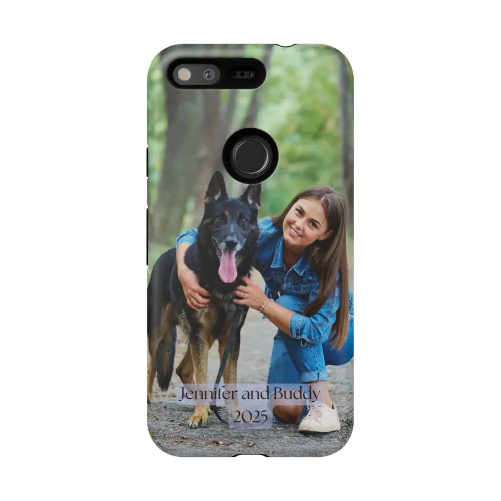 Custom Cell Phone Case for Google Pixel Personalized Tough Cases for Pet Lovers Unique Gifts Google Pixel / Matte Phone
