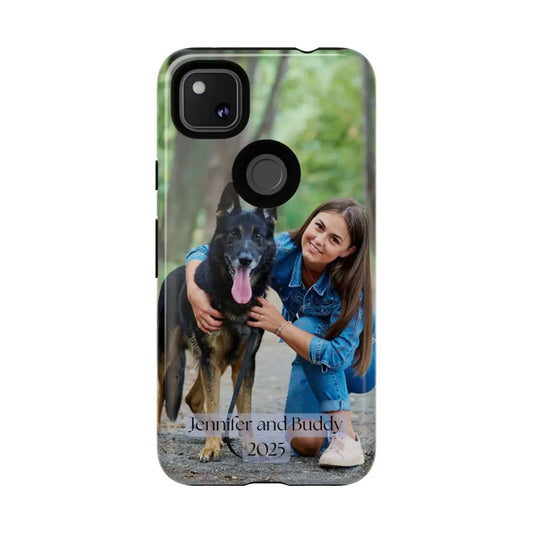 Custom Cell Phone Case for Google Pixel Personalized Tough Cases for Pet Lovers Unique Gifts - Google Pixel 4a / Glossy
