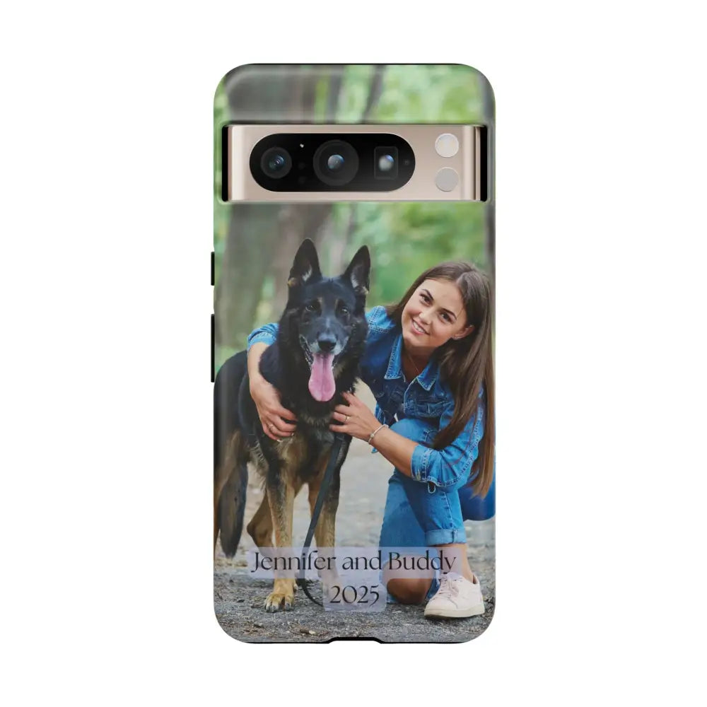 Custom Cell Phone Case for Google Pixel Personalized Tough Cases for Pet Lovers Unique Gifts Google Pixel 8 Pro / Matte