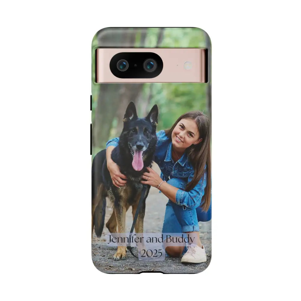 Custom Cell Phone Case for Google Pixel Personalized Tough Cases for Pet Lovers Unique Gifts Google Pixel 8 / Matte