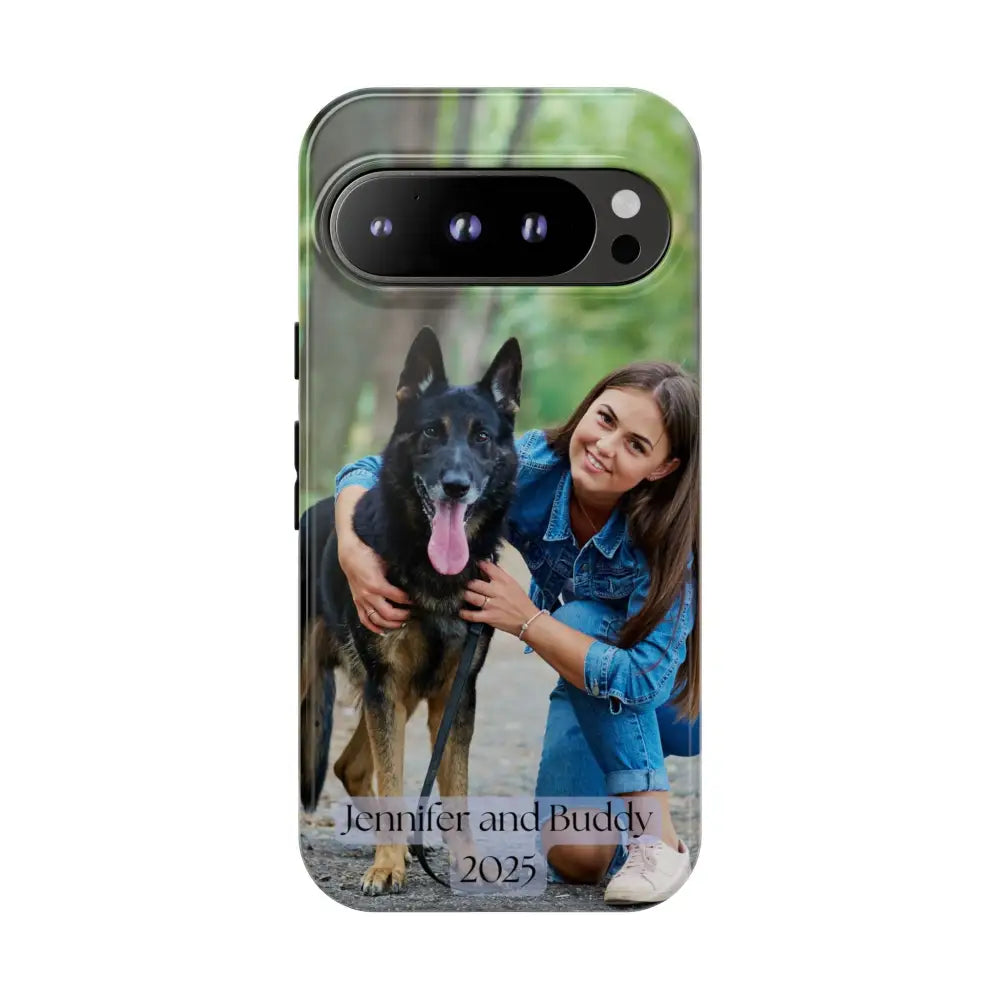 Custom Cell Phone Case for Google Pixel Personalized Tough Cases for Pet Lovers Unique Gifts Google Pixel 9 Pro