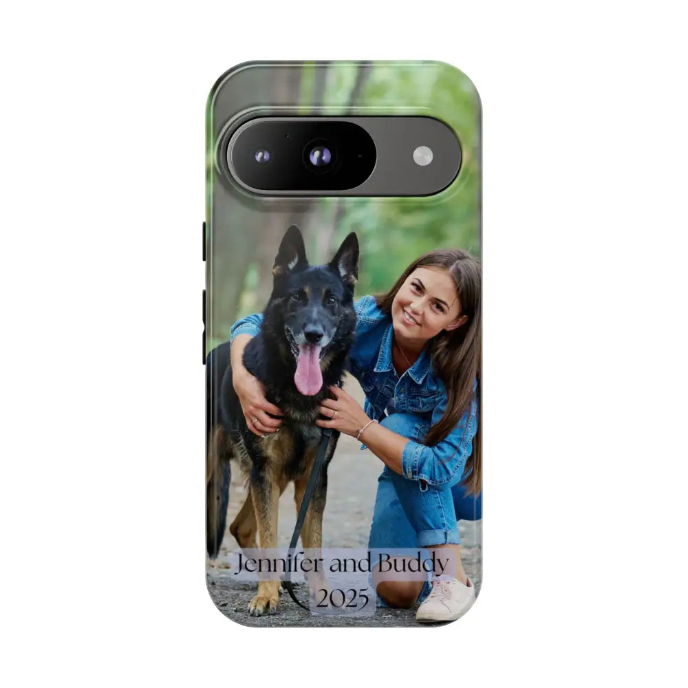 Custom Cell Phone Case for Google Pixel Personalized Tough Cases for Pet Lovers Unique Gifts Google Pixel 9 / Glossy
