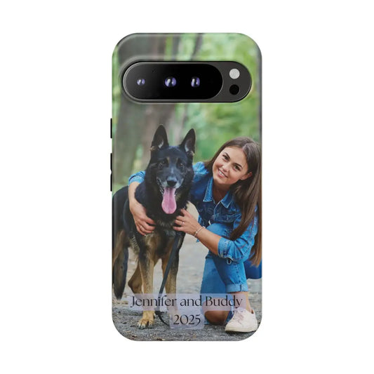 Custom Cell Phone Case for Google Pixel Personalized Tough Cases for Pet Lovers Unique Gifts - Google Pixel 9 Pro XL