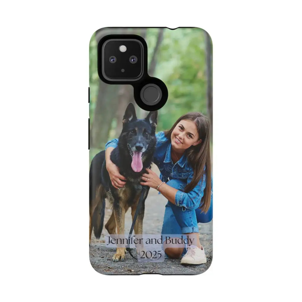 Custom Cell Phone Case for Google Pixel Personalized Tough Cases for Pet Lovers Unique Gifts Google Pixel 4a 5G / Matte