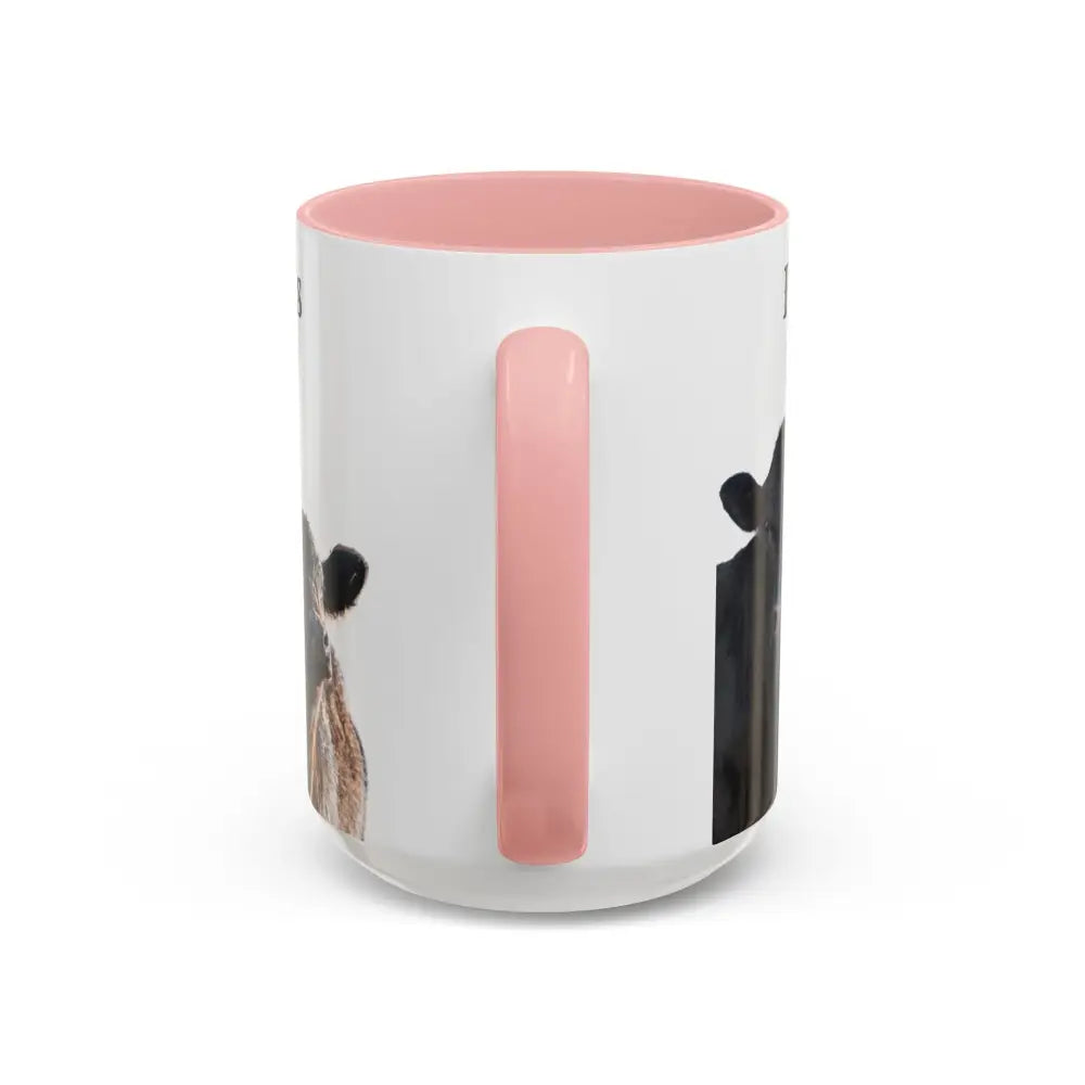 Cute Cow Mug for Farmers Funny Gift for Dad Humor in a Mug Animal Lover Gift 15oz Mug