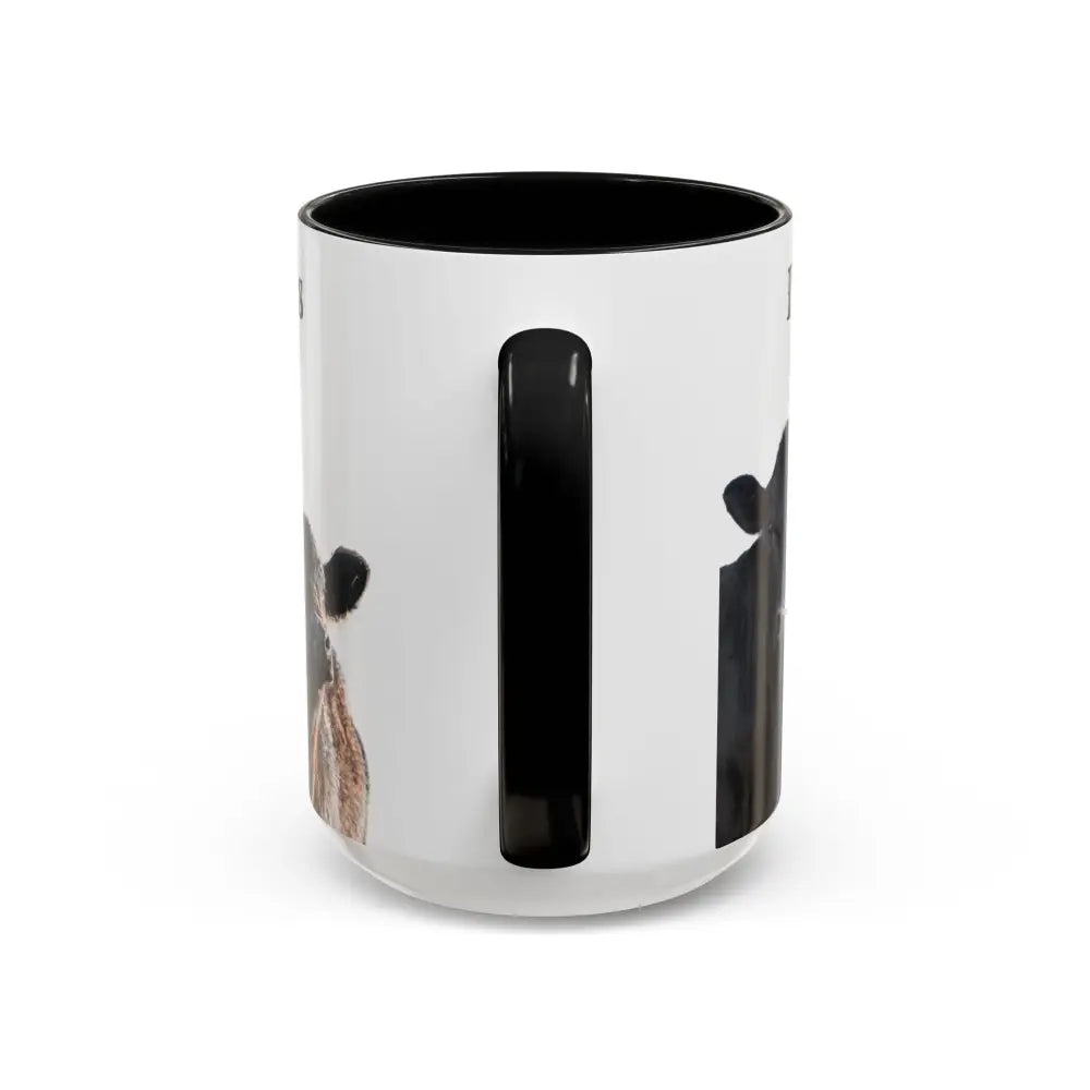 Cute Cow Mug for Farmers Funny Gift for Dad Humor in a Mug Animal Lover Gift 15oz Mug
