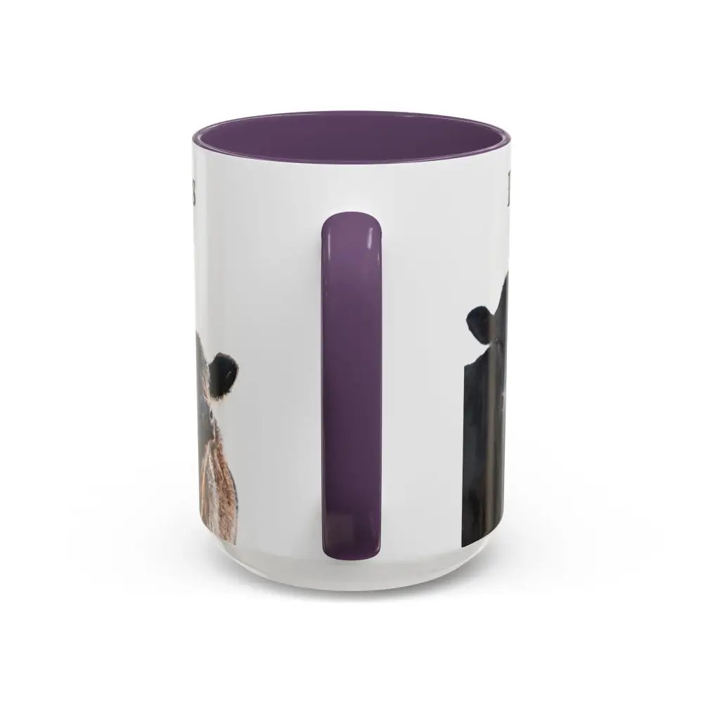 Cute Cow Mug for Farmers Funny Gift for Dad Humor in a Mug Animal Lover Gift 15oz Mug