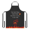 Dad Grill Master BBQ Apron Gifts for Dad and Husband Custom Grilling Apron Western Party Apron - One size / Black - All