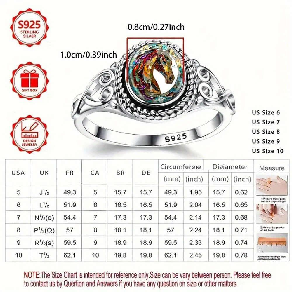 Horse Ring, Sterling Silver Rings for Women - The Best New Thing