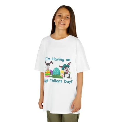 Easter T-Shirt for Kids, I am Having an Egg-cellent Day Tee - The Best New Thing