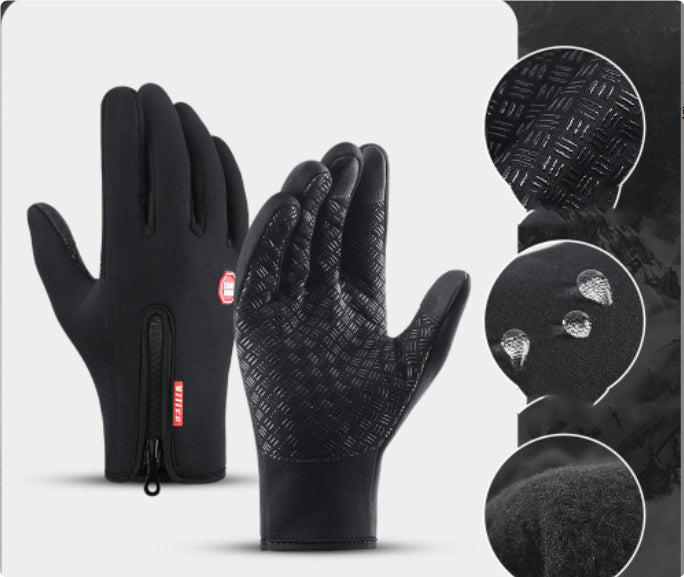 Winter Gloves, Waterproof, Sports Gloves with Fleece and Touchscreen - The Best New Thing