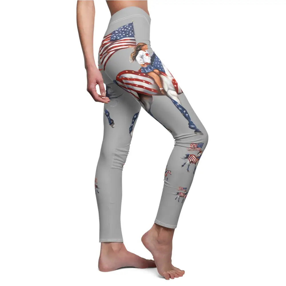 Equestrian Casual Leggings Horse Print Workout Pants Gift for Horse Lovers Activewear Stylish Yoga Leggins Unique