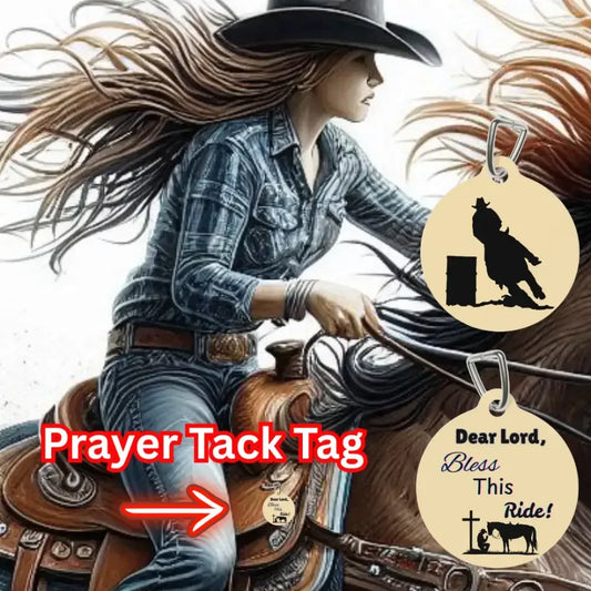 Equestrian Prayer Tack Tag, Horse Lover's Tag, Unique Pet Accessory - The Best New Thing